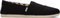TOMS Womens Recycled Cotton Alpargata Loafer Flat, Black White, 6.5 UK