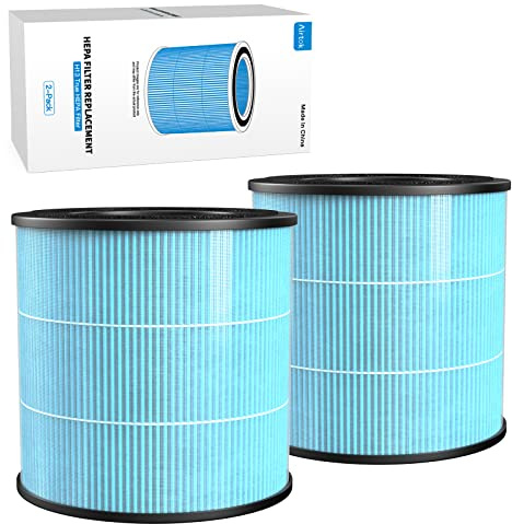 AIRTOK Purificador de aire AP 0601 filtros de repuesto, paquete de 2, filtro HEPA H13 True HEPA, filtro de carbón activado y más, actualización 2022