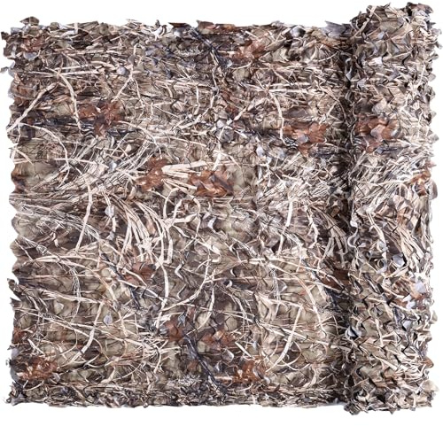 iunio Camo Netz, Camouflage Neting, Camo Tarp, Military Party Decorations, Duck Blind, Army Sunshade Mesh, Bulk Roll, Lightweight Durable, Great for Hunting, Camping, Car Cover and Outdoor