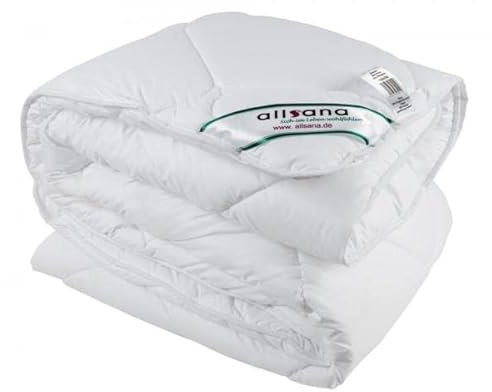 allsaneo® Microfaser Duo- Steppbett 200x200 cm, warme kochfeste Winterdecke für Allergiker geeignet, hygienisch bei 95°C waschbar