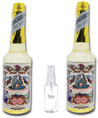 BOEMY Florida Agua de Perú Original | Set 2 Botellas de 270 ml. + 1 Dosificador Spray