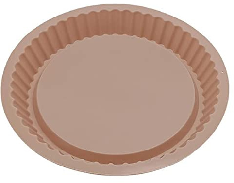 Maodom moules à Tarte pour la Cuisson | Moule à Brownie en Silicone antiadhésif | Moule Rond en 26 cm moules à gâteaux cannelés individuels quiches moules à Tarte oules à