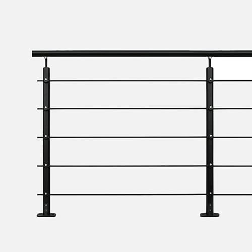 OPALU - Kit garde-corps 2m prêt à poser en aluminium