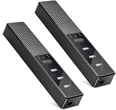 MANDDLAB 2X Altavoces para Computadora 3 en 1 con MicróFono Y Concentradores Altavoz de Conferencia USB, MicróFono de PC para Videoconferencia