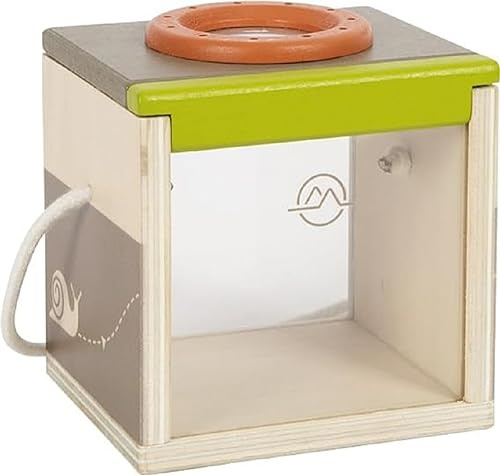 small foot Insektenbox Discover aus FSC 100%-zertifiziertem Holz, Entdeckerspielzeug für Kinder, ab 3 Jahren, 12437, kindergroot, Weiß, Kindergroß