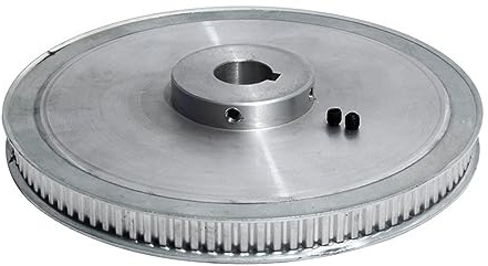 AXWERB Professional 1pc XL-100T Timing Pulley with Keyway, Width 11mm Bore 20mm Aluminum Alloy Toothed Belt Pulley (Size : Bore 15mm Key 5x2.3, Color : Width11mm)