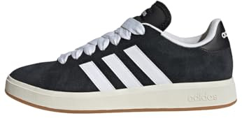 adidas Hombre Grand Court Base 00S Shoes, Core Black/Cloud White/Gum, 44 2/3 EU