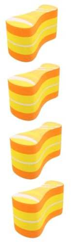 HANABASS 4pcs Pull Board Swim Float for Boys and Girls Thick Swimming Training Aid for Back Shoulders Arms for Swim Practice Pools Yellow