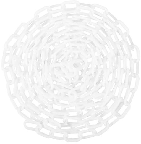 GARVALON Caution Safety Chain Verstellbare Absperrkette Für Menschenmengen-kontrolle Lang Mit Praktischen Schnallen Auffällige Warnfarbe Stabil Und Vielseitig Einsetzbar