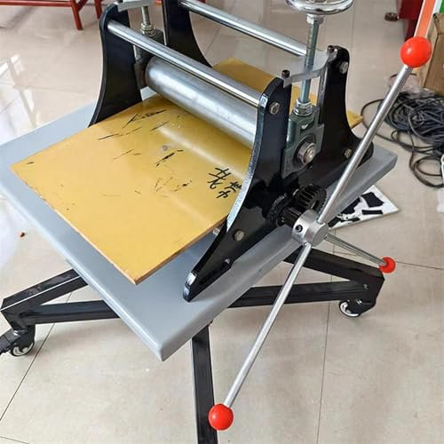 ZHIXUMM Druckreibmaschine, Manuelle äTzdruckmaschine, Buchdruck/Tiefdruck, DruckgrößE 320 X 500 Mm, Maximale DruckplattenhöHe: 8 cm, GleichmäßIger Druck