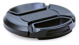 Hemobllo Lens Cap for Camera String Front Lens Cover Protect Lenses Secure Camera Covers for Outdoor Photography 55mm Black