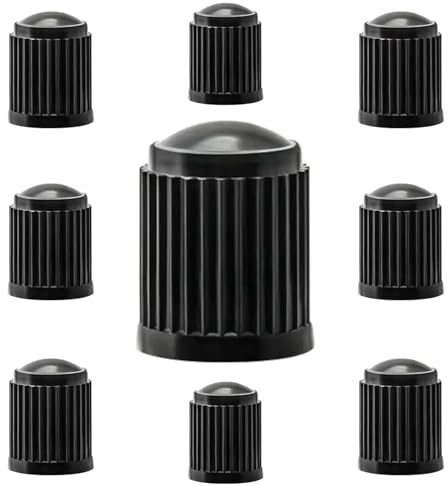 Pitlane Performance® Bouchons de Valve Dunlop/Presta; Lot de 10 Couvre-valves pour pneus de vélo; Protection pour; Couvre-valves pour pneus d’e‑Bike (Dunlop)