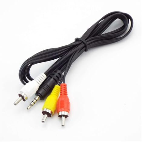 Supkancl 4 Types 3.5mm Male Jack Plug Stereo To 2RCA 3 RCA 3.5mm RCA Male Female Connector Cable Headphone AUX Y Adapter Cord Audio(Type 5 1M)