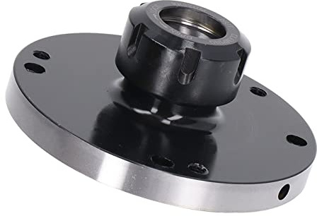 Zerodis Portable and Lightweight, 1.97in Height Collet Chuck ER32 D125, Easy to Setup, Accurate Performance with CNC Milling Machine, Wide Application for Lathe, Carbon Steel Material