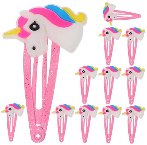 ibasenice 20 Stück Teiliges Einhorn Haarspangen für Mädchen Kleine Stabile Haarclips Langlebige und Bunte Haarschmuck Sicherer Halt für Zarten Haarstyle Leicht und Modisch für Junge Mädchen