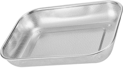 ZHENGCI Passoire rectangulaire robuste en maille d'acier inoxydable pour égoutter efficacement les fruits et les légumes