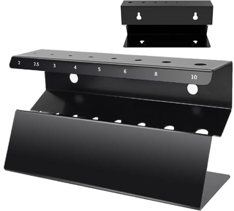 Genérico Organizador De Llaves para Caja De Herramientas | Panel Hexagonal De Acero Inoxidable para Pared,Organizador De Herramientas Hexagonal para Ahorrar Espacio En Taller Hogar Garaje