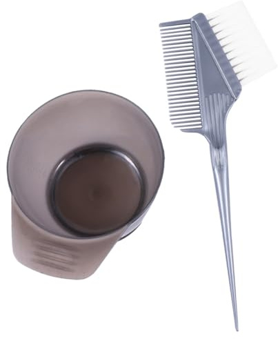 MAGICLULU Bol de Coloration Capillaire 2 Pièces en Plastique avec Poignée, Bol à Teinture pour Cheveux, Échelle Graduée, pour Salon et Usage Maison Couleur Aléatoire