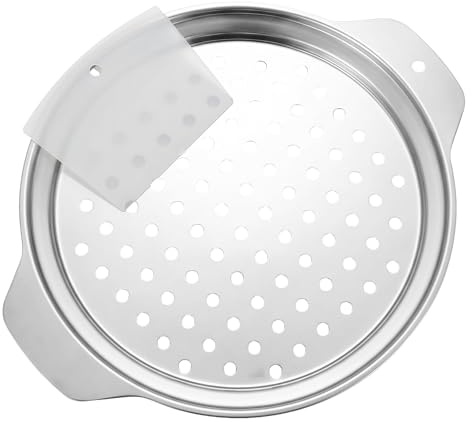 CATELL Spätzleblech Spätzlehobel Edelstahl Mühelose und Schnelle Herstellung von Spätzle Spätzlereibe mit Teigschaber Spätzlesieb für Töpfe Spätzleschaber Spätzlepresse ideal zum Reiben (Silber)