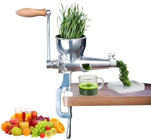 Extractor Manual Jugo Pasto Trigo, MáQuina Inoxidable Para Jugo Pasto Trigo