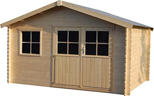 Décor et Jardin Deva - Casetta da giardino in legno, 4 x 3