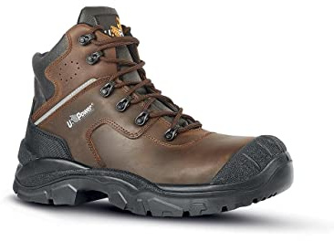 U-Power - Chaussures de sécurité hautes sans métal GREENLAND UK - Environnements humides - S3 SRC 41 Marron