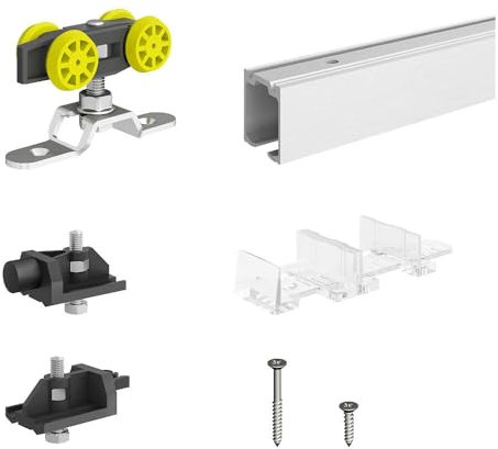 Système coulissant SLID'UP 160 pour 1 porte jusqu'à 750 mm - rail 1,5 m - 60 kg