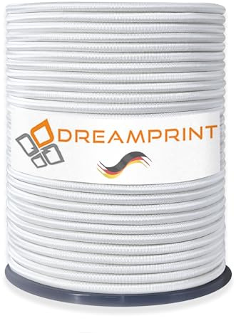 Expanderseil Gummiseil 4mm 100m Weiß | Spannseil für Anhängerplane Camping