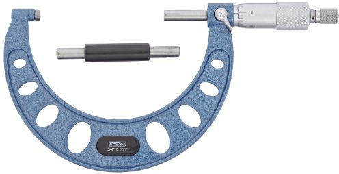 Fowler 52-253-004-1, Premium Outside Inch Micrometer With 3-4 Measuring Range