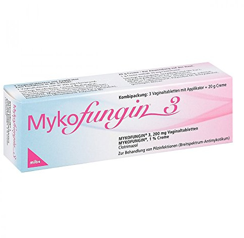 Mykofungin 3 Kombi Vaginaltabletten und Creme, 1 St. Kombipackung
