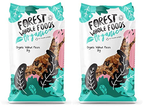 Forest Whole Foods Organic Walnut Large Pieces 2kg