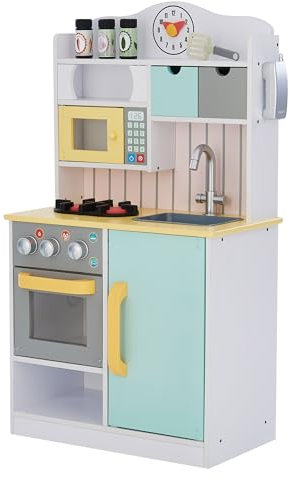 Kinderküche Spielküche Holz Kinderspielküche Holzküche Teamson Kids TD-11708AR