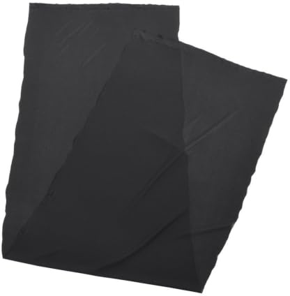Zerone 170 cm x 50 cm Lautsprecher Grill Tuch Stoff Staubdicht Lautsprecher Mesh Tuch Schutzgitter Abdeckung für Stereo Audio Lautsprecher(Schwarz)