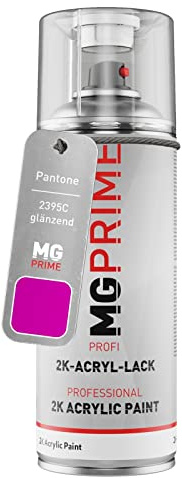 MG PRIME Pantone 2395C Red/Pink glänzend 2K-Acryl-Lack Spraydose | Sprühdose 400 ml, schnelltrocknend