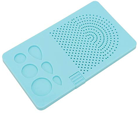 HEEPDD Papier Quilling Tools Set, 20 Wurzeln Nadel Wickelscheibe, DIY Grid Tool für Falten Handwerk, Origami Bastelbedarf für Kinder Erwachsene, Blau Quilling Streifen