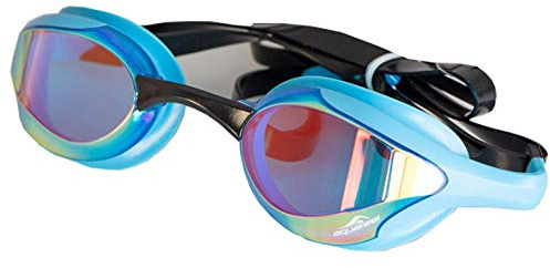 Aquafeel Schwimmbrille Leader Mirrored hell blau 99.98