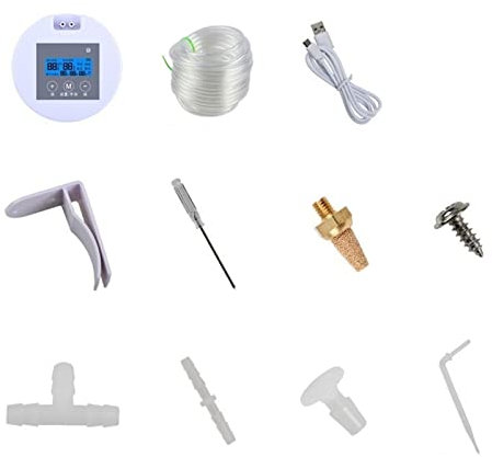 Válvula de agua inteligente apagada Inglés Jardín inteligente Sistema de riego automático Planta de carga de energía solar Sistema de riego por goteo Sistema de temporizador de bomba de agua Control