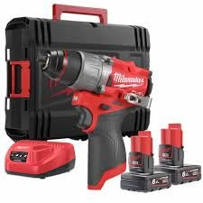 Akumuliatorinis smūginis suktuvas-grÄ™žtuvas M12 FPD2-602X 12V Milwaukee