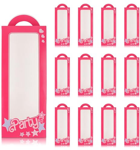 12 Stück Süßigkeiten Papiertüten, Mädchen Geburtstag Party Geschenk Taschen, Kindergeburtstag Mitgebsel Tüten, kleine geschenktüten für Kindergeburtstage, Hochzeiten, Themenpartys