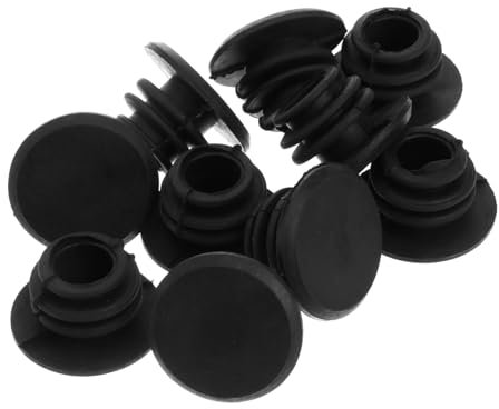Lenkerendkappen für Fahrradlenker 22mm Schwarz Gummi