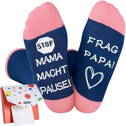Jeasona Lustige Socken Damen Rutschfest Baumwolle Geschenke für Frauen | Socken Damen Rutschfest Baumwolle