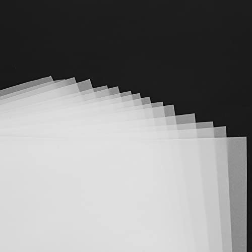 100 Stück A4 durchscheinende Transparent-Transfer-Schwefelsäure-Papiere zum Kopieren, Zeichnen, Kalligraphie