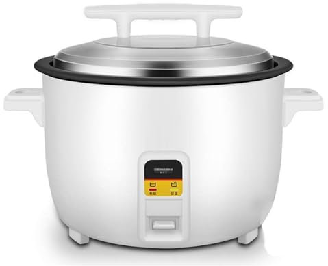 MGHRUE Cuociriso Domestico, Cuociriso Grande capacità 8L / 10L / 13L / 18L / 23L Mensa Hotel Commerciale Hotel Casa Vecchio Stile Cuociriso Grande 4-40 Persone,10L