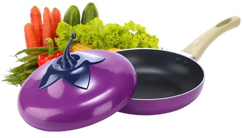 Sionhiuo Olla con Tapa - Olla antiadherente para la preparación de y, olla sopera con tapa, para cocina de inducción y placa de inducción para asar y guisar