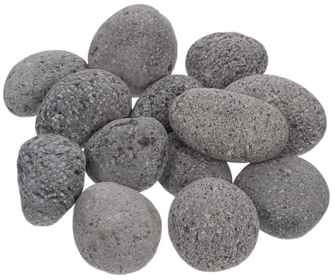 Toddmomy 1 Beutel Saunasteine ​​für Ofen und Saunaofen – 3–5 cm große, Nicht explodierende Saunasteine ​​für schnelles Aufheizen und Lange Wärmespeicherung – 1,9 kg pro Beutel