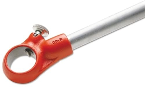 RIDGID 30118 Manual Pipe Threader for Model 12-R, Manual Ratcheting Tap Handle for Threading Dies (Ratchet and Handle Only)