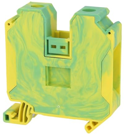 PHOENIX CONTACT UT 35-PE Modularer Erdungsklemmenblock mit Schraubanschluss, 2 Anzahl der Anschlüsse, AWG 16 - 2, 35mm² Nennquerschnitt, Grün/Gelb, 50 Stück