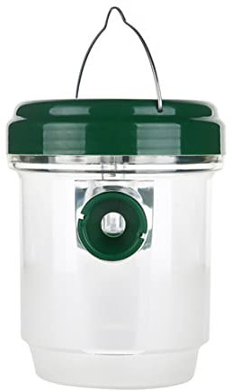 Vigcebit Wespenfallen zum Aufhängen im Freien | Solarbetriebene gelbe Jackenfalle Hornissenfalle | Hornet Bee Catcher Outdoor für Hornissen, Yellow Jackets Trap für Outdoor