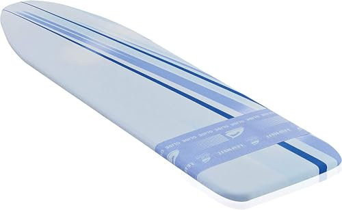 Leifheit Funda de planchar Thermo Reflect Glide & Park S/M que reflecta el calor y el vapor, funda acolchada para tabla de planchar