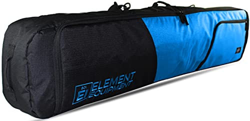 Element Equipment Deluxe gepolsterte Snowboardtasche - Premium High End Reisetasche blau Ripstop 165